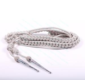 Aiguillette-cordón de hombro de alambre de plata, uniforme de ceremonia, Aiguillettes dorados y plateados - Product Image 2