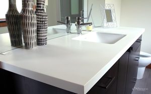 Cồn cát 100% acrylic rắn bề mặt chất lượng cao KHÁCH SẠN afforable Đá Nhân Tạo <span class=keywords><strong>Countertop</strong></span> vật liệu - Product Image 5