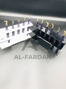 Pince à cils durable AL FARDAN Purple Diamond Grip Étiquette personnalisée Pincettes à cils or pointe pointue en acier inoxydable testé à la main pour les cils - Product Image 4