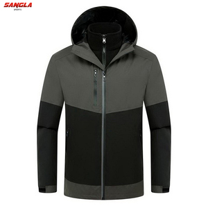 แจ็คเก็ตกันลมกันน้ำแจ็คเก็ตกันลมสำหรับผู้ชายขนาดพลัสไซส์ออกแบบได้ตามที่ต้องการ - Product Image 2