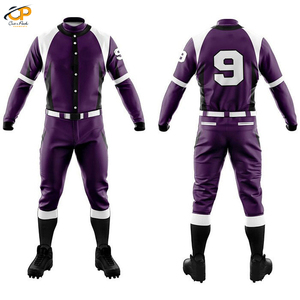 Haute qualité unisexe 100% Polyester sur mesure Baseball Softball Jersey ensemble nouveauté vêtements de sport motif blanc grande taille - Product Image 4