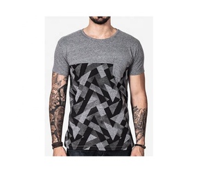 T-shirt personnalisé de haute qualité pour hommes, couleur différente 100% coton, polyester, impression par sublimation, streetwear d'été, t-shirts pour hommes - Product Image 3