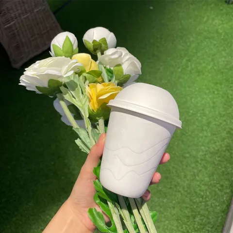 90mm Dome Wholesale Coffee Cups Eco Sugarcane Disposable Cup Biodegradable Paper Lid