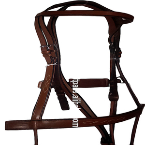 VENDRE Micklem Pressure LEATHER Bridles Brown IN DOLLAR 9 full cob Shetland - Product Image 3
