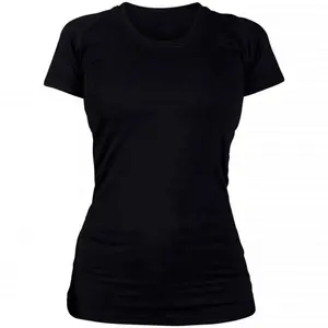 Женская футболка по индивидуальному заказу, футболка с сублимационной печатью и логотипом, базовая футболка, простая сетчатая ткань с круглым вырезом
