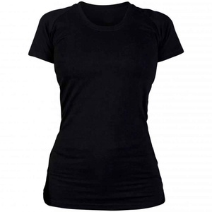 Phụ Nữ Tùy Chỉnh Sọc Cao Đường Phố Mỏng Phù Hợp Với T-Shirt Tùy Chỉnh Thiết Kế In Kỹ Thuật Số Logo Trống OEM Dịch Vụ Lưới Vải Cổ - Product Image 1
