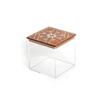 Акриловая Подарочная коробка для шоколада, деревянная коробка для Рамадана, коробка с гравировкой, новейшая деревянная коробка для перламутров с инкрустацией для хранения
