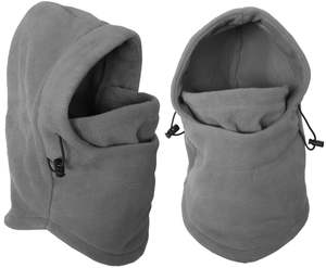 Gorro de Invierno con Capucha de Forro Polar para Hombre, Calentador de Cuello, Gorro de Esquí con Capucha de Forro Polar, Gorro de Esquí Cálido - Product Image 1