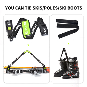 NordicSki <span class=keywords><strong>y</strong></span> <span class=keywords><strong>botas</strong></span> personalizadas, correas de Carring, gancho <span class=keywords><strong>y</strong></span> bucle, protege los tenis de daños por arañazos - Product Image 2