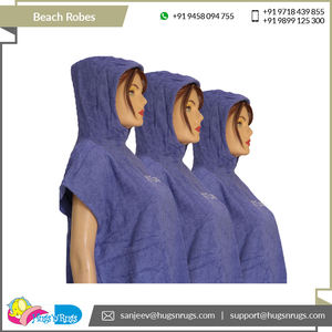 Fabricante indio de batas de playa al aire libre de suministro OEM de marca y tamaño personalizado de algodón 100% superventas - Product Image 3