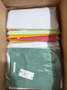 Apparels Factory Surplus Branded Labels Women's <b>Ladies</b> Sleeveless Round Neck Casual Cotton <b>Summer</b> <b>T</b> <b>Shirts</b> Bangladesh Stock Lots - Product Image 3