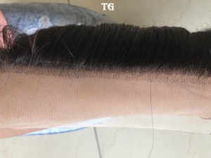Extensiones de Cabello Humano Virgen Remy Indio de Calidad Premium 4x4 con Cierre de Encaje Transparente, Liso, Sin Procesar, Doble Trama a Máquina - Product Image 5