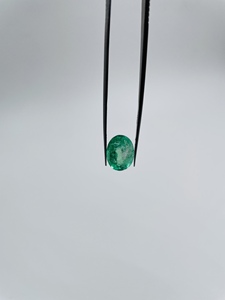 5 pierres précieuses émeraude à facettes coréennes naturelles, Bijoux ovales Non traités et Non chauffés, haute qualité, ample, Bijoux avec pendentif de bague - Product Image 5