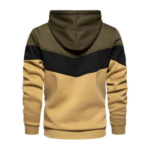 Sudadera con capucha de lana cálida de calidad superior al por mayor para hombre 100% algodón bordado de impresión personalizado con patrón de diseñador sólido - Product Image 3