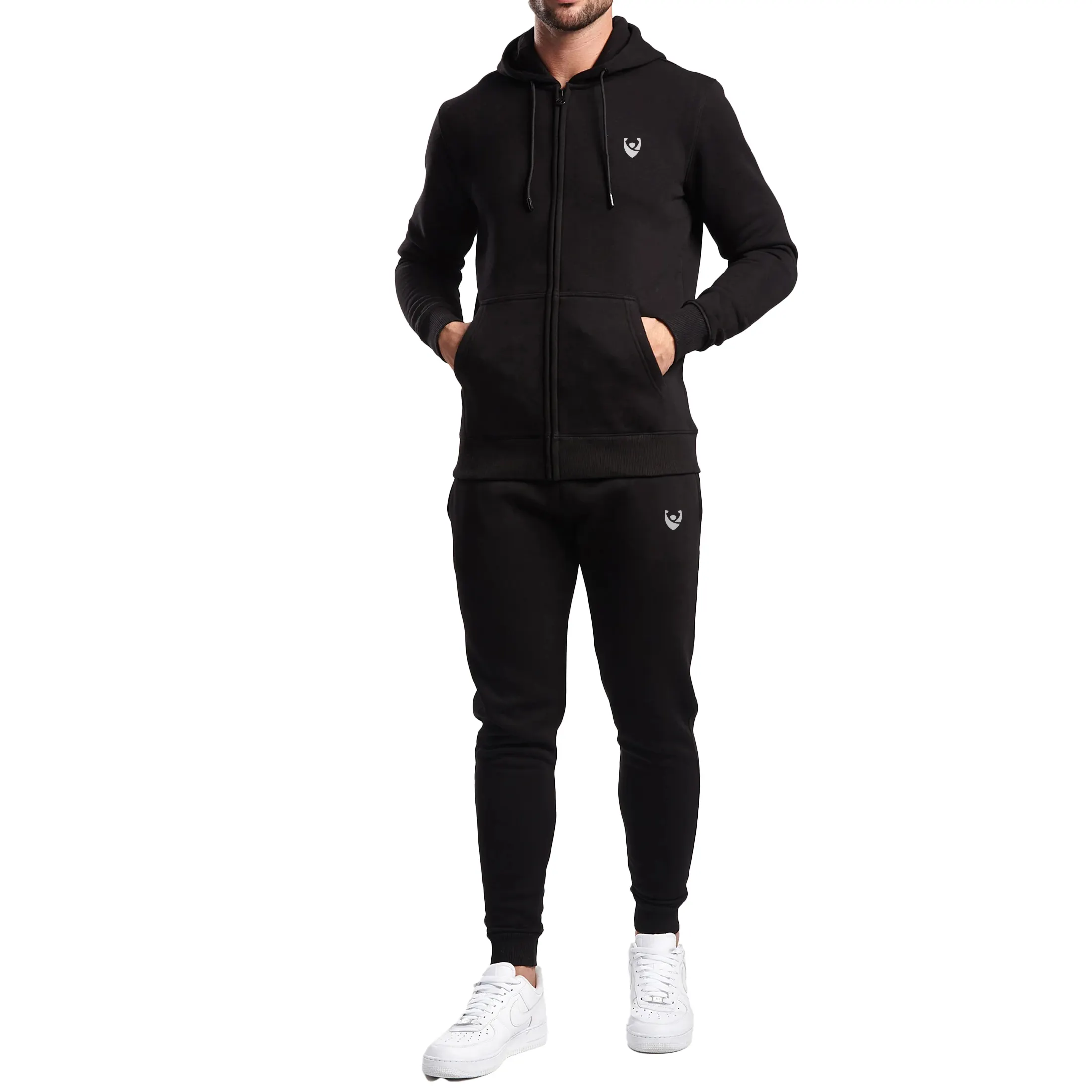 Erkekler için Unisex egzersiz kıyafetleri eşofman spor eşofman Unisex spor giyim baskı kış yetişkinler 2024 özel 2 parça 10 adet