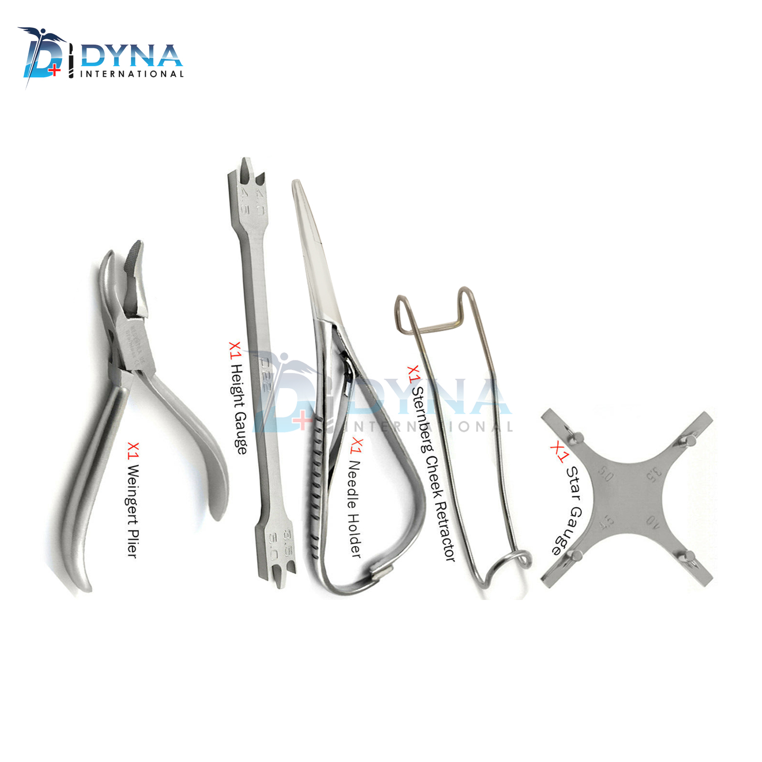 Strumenti Ortopedici Kit Di 6 Blumenthal Bone Rongeurs A 30