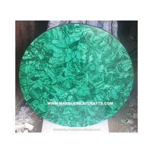 Malachite Natural <b>Stone</b> <b>Table</b> <b>Top</b> - Product Image 1