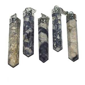 Pendentifs de casquette en Charoite indienne, classique, à bas prix - Product Image 1