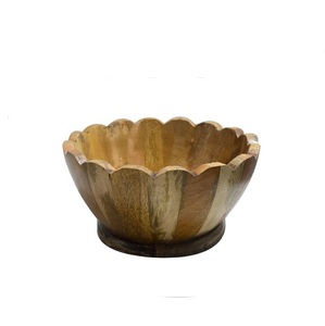 Bol à fruits en bois de haute qualité, bol à design et utiliser pour les Restaurants, Service de restauration rapide et à emporter - Product Image 1