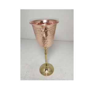 <b>Goblet</b> Amber <b>Goblet</b> Pure Copper <b>Wine</b> Glass - Product Image 1