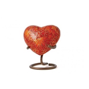 Best Selling High Quality Metallic Heart Shaped <b>Small</b> Keepsakes Cremation <b>Urns</b> <b>For</b> <b>Human</b> <b>Ashes</b>/Funeral Supplies - Product Image 2
