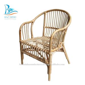 Chaise en rotin de loisirs réglable classique pour salon, bureau à domicile et hôtel - Product Image 2