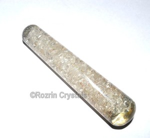 Best Value of Clear Crystal Smooth Orgone <b>Massage</b> <b>Wands</b> : Clear Crystal Smooth Orgone <b>Massage</b> <b>Wands</b> For Sale - Product Image 1
