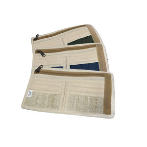 กระเป๋าสตางค์ผ้าฝ้ายและป่าน Gheri สำหรับสุภาพบุรุษของขวัญแปลกใหม่ขายดี - Product Image 2