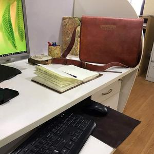 Leo Torresi Handcrafted <b>Leather</b> Laptop Messenger Bag Business Travel <b>Briefcase</b> for Daily Office Use Available At Best Price - Product Image 4