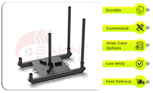 Trineo de gimnasio de acero de alta resistencia para Fitness básico, equipo de ejercicio de potencia, trineo de gimnasio de acero de alta resistencia para Fitness básico, tubos de nieve - Product Image 2