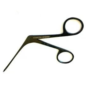 Micro Alligator Forceps Full Black Ophthalmic Lab Surgery Instruments. EAR CLEANING FORCEPS FOR ENT DOCTORS
