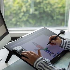 Moniteur LCD HUION Kamvas Pro 24 140% sRGB de bonne qualité, 4k, <span class=keywords><strong>acheter</strong></span> une <span class=keywords><strong>tablette</strong></span> <span class=keywords><strong>graphique</strong></span> - Product Image 1