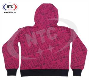 Rose À Capuche Femmes Casual Rose Hoodies - Product Image 4