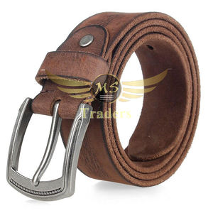 Solid Pattern Designed Wholesale Man Belt Fashion Designed High Quality Trendy PU Leather Steel Buckle Strap Fancy Cowboy Belt - Product Image 6