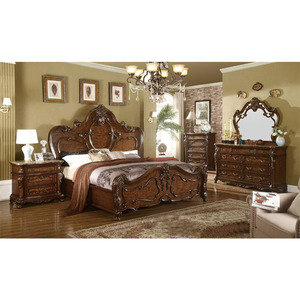 Meubles de chambre à coucher de qualité supérieure en bois traité fait à la main avec finition brune, design moderne, taille personnalisée, couleur personnalisée, vente - Product Image 1