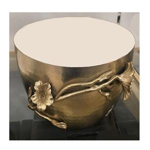 Juego de 2 tazones decorativos de aluminio de la más alta calidad, redondos, para servir postres, para uso doméstico y hotelero. - Product Image 4