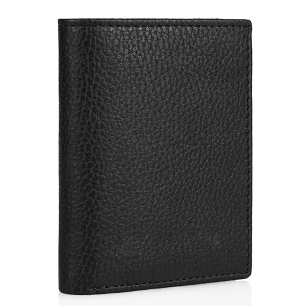 Premium quality Brown color Men's money & card holder Genuine Leather wallet custom logo wholesale price USA 2023