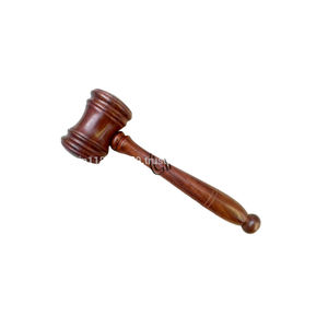 Mazo de martillo de madera para negocios y regalos promocionales Mazo de acero inoxidable Madera pulida por AYAANS - Product Image 1