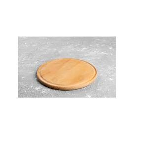 Ensemble d'assiettes de chargeur en bois massif, 4 pièces, assiettes à aliments, collations et desserts, vente en gros, assiettes rondes d'acacia pour mariage royal - Product Image 6