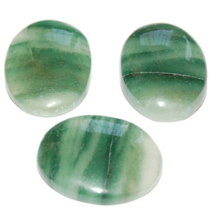 Cabochons ovales en aventurine verte Mélange de pierres précieuses Fournisseur de cabochons ovales Pierres précieuses en vrac - Product Image 1