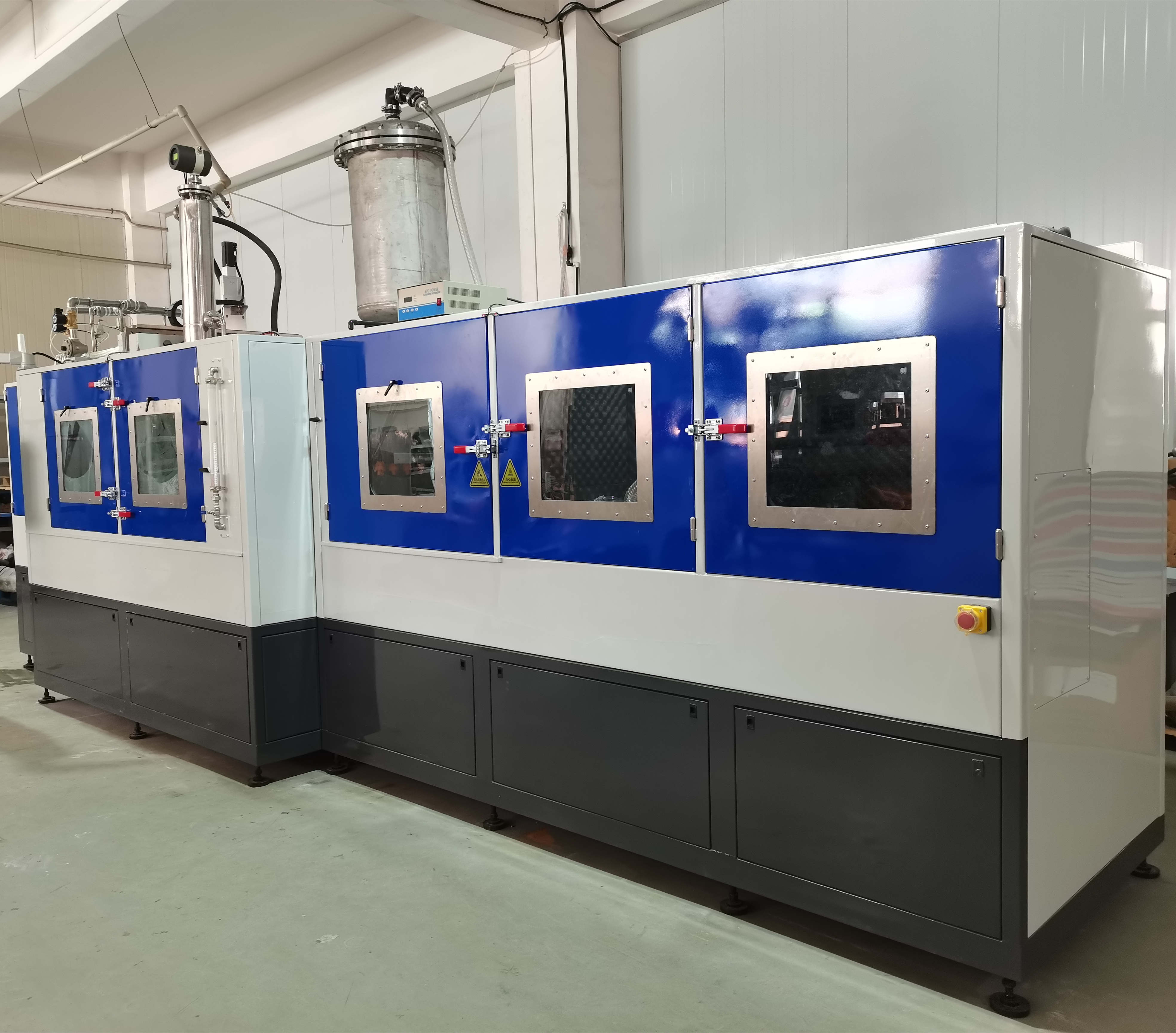 Automatic Wet Blasting Machine for high value industrial component surface treatment