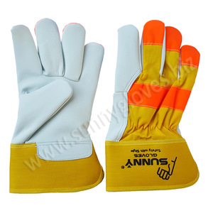 Guantes de trabajo de cuero para proteger las manos, a la venta, precio barato, 2021 - Product Image 3