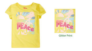 Nouveauté à la mode Super doux 100% coton col rond à manches courtes imprimé T-Shirt filles Style Bangladesh prix de gros pas cher - Product Image 4