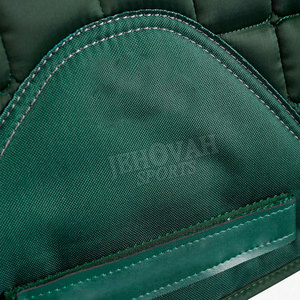 แผ่นรองอานม้าปักลายกระโดดพร้อมผ้าซับใน อุปกรณ์ขี่ม้าสำหรับทุกฤดู - Product Image 5