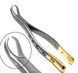 Forceps d'extraction dentaire en acier et en métal à ouverture manuelle automatique - Product Image 1