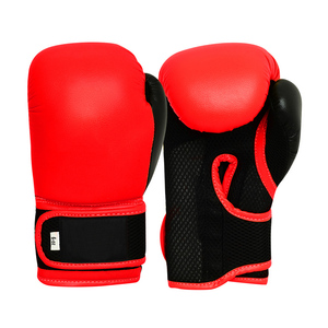 Gants de boxe en cuir de haute qualité Logo personnalisable Équipement de sport robuste et durable en vente - Product Image 1