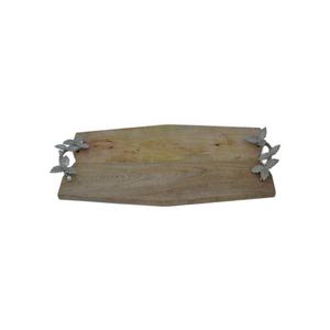 Wood <b>Tray</b> Kitchenware and Home Decor Design Wooden <b>Tray</b> Metal <b>Handle</b> Design Polished Wooden <b>Serving</b> <b>Tray</b> Shaped - Product Image 6