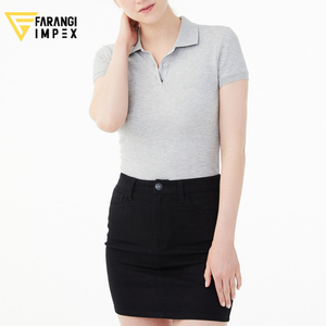 Striped Wholesale 100 Polo Shirt Women Pink Clear Purple Black Yellow Green Silver Gold Custom <b>Red</b> White Orange Light cotton - Product Image 6