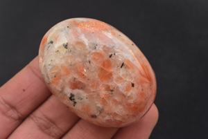 Sunstone Palmstone คริสตัลขายส่ง Sunstone Tower ปาล์มคริสตัลธรรมชาติจากอินเดียคริสตัลแฮนด์เมดซันสโตนธรรมชาติ - Product Image 5
