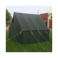 Tente en toile vert olive imperméable 2.7x2.7m personnalisée Tente de camping en plein air excédentaire russe résistante aux intempéries
